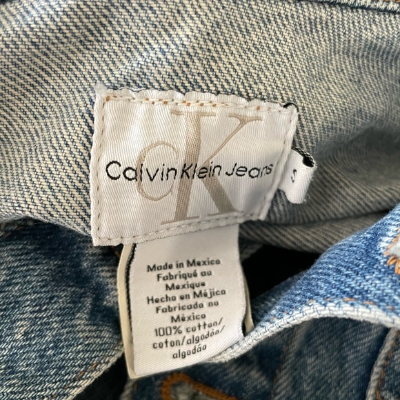 Color Blue Denim Trucker Jacket Size S - Picture 5 of 7